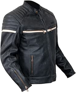 Amazon.com: Bilt Alder Perforated Vented Full Grain CE Armor Classic Biker Riding Cafe Street 