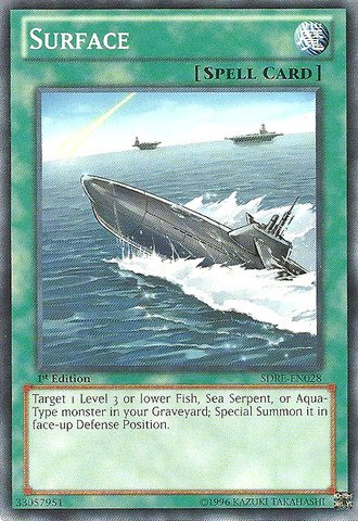 Yu-Gi-Oh! - Surface (SDRE-EN028) - Structure Deck: Realm of the Sea Emperor - 1st Edition - Common