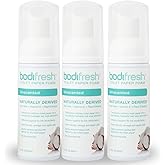 Bodifresh Toilet Paper Foam, Liquid Wet Wipe | Plant-Based, Eco Friendly Flushable Wet Wipe Alternative with Aloe & Vitamin E (1.7 Fl Oz (Pack of 3), Unscented)