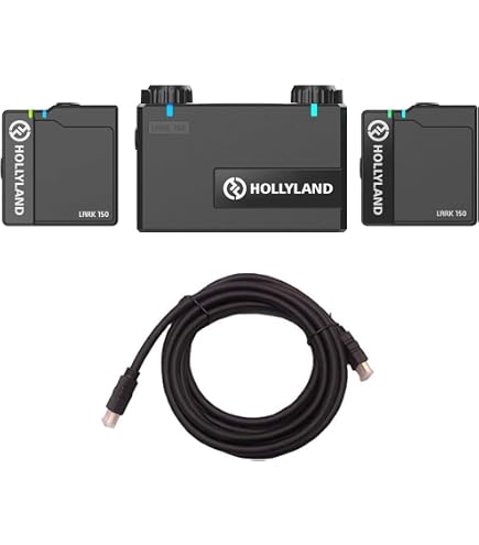 Amazon.com: Hollyland Lark 150 Solo Kit 2.4GHz Wireless Lavalier