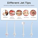 COSLUS Water Teeth Flosser Picks 4 Modes 300ml Cordless IPX7 Portable view 9