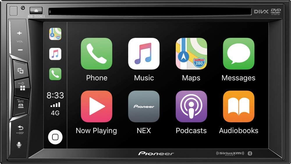 Pioneer AVH-1550NEX 6.2 Inch AV Receiver with Carplay & Bluetooth (Renewed)