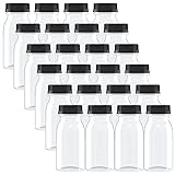 XXUOD 24 Pcs 5 Ounce Plastic Juice Bottles for