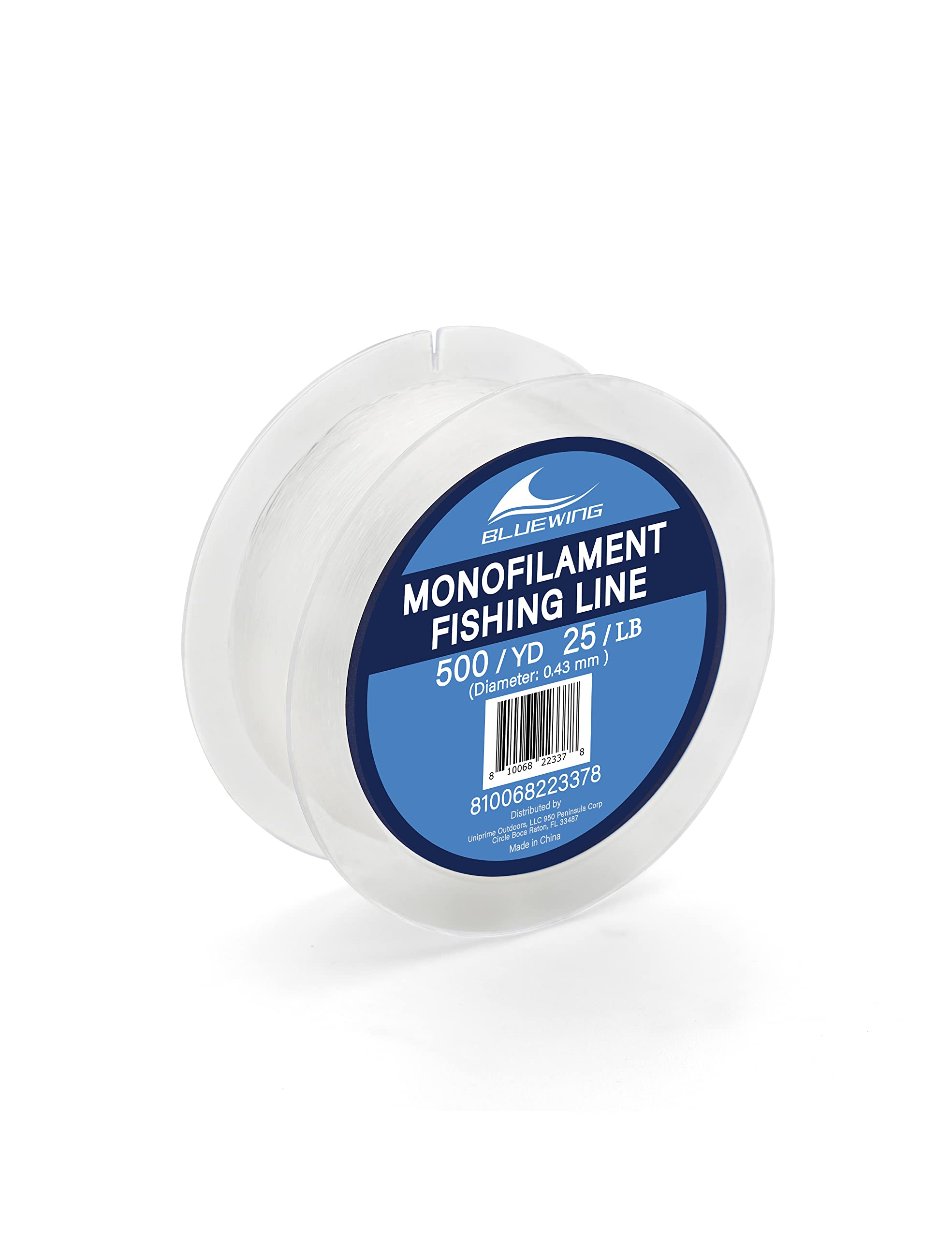 BLUEWING Monofilament Fishing Line Clear Invisible