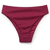 CALZEDONIA Woman's High-Waisted Brazilian Bikini Bottoms Classy Piquet