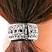 Pomeat Pack of 6 Plastic Cuff Wrap Ponytail Holder Hair Tie Fashion Accessory Set for Women Girls