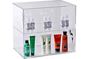 Azar Displays 255400 Clear Acrylic Lockbox Countertop Display, Clear