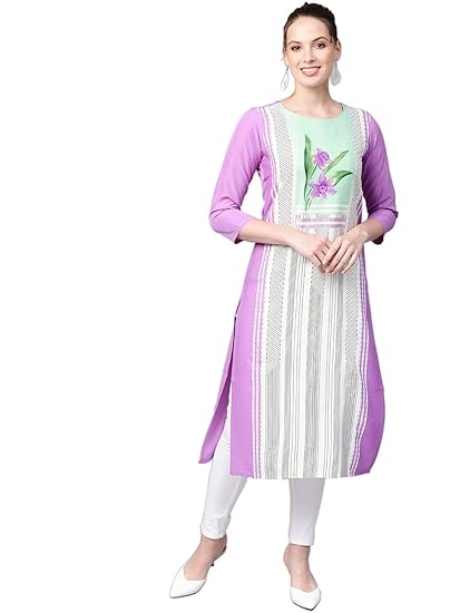 Women's Crepe Straight Kurta