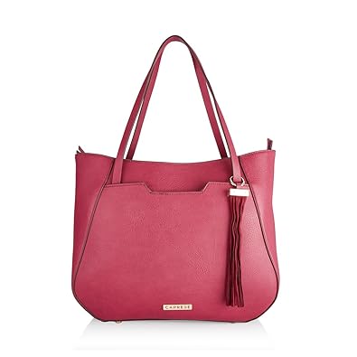Caprese Tyra Womens Tote Bag (Berry)