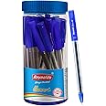 Reynolds JIFFY GEL 25 CT JAR - BLUE I Lightweight Gel Pens for Writing With Comfortable Grip for Extra Smooth Writing I School and Office Stationery | 0.5mm Tip Size