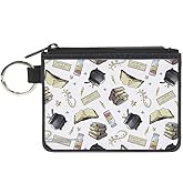 Coin Purse Canvas Harry Potter Magical Elements Collage White