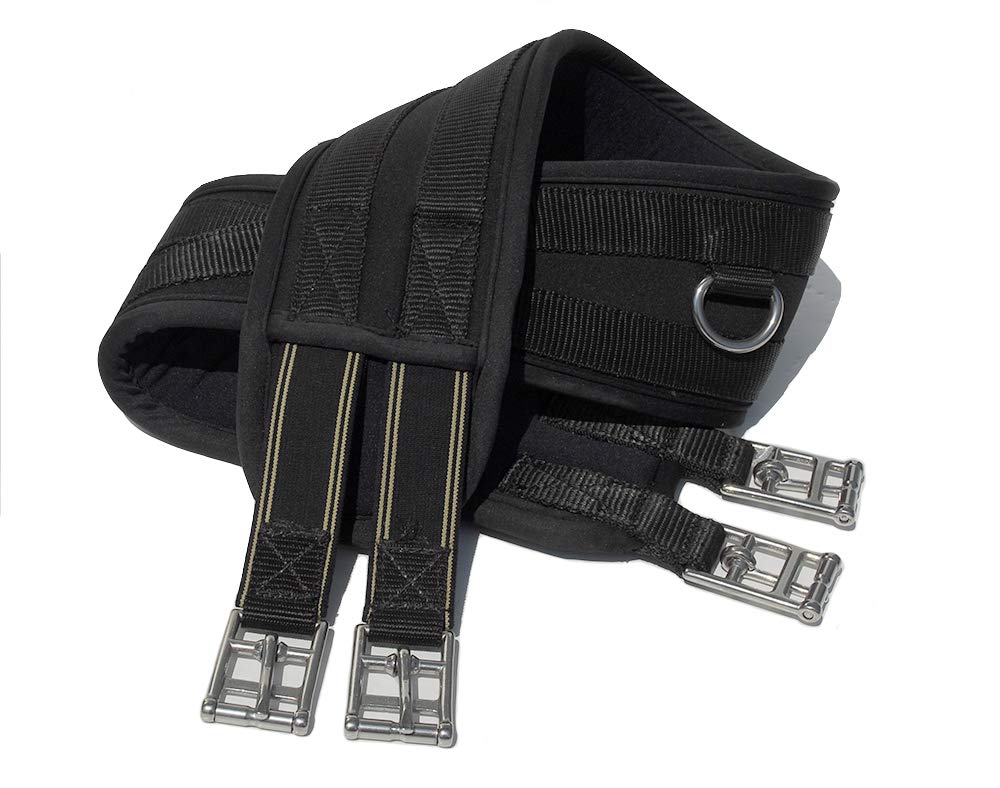 Rhinegold Memory Foam Girth,Black,46"