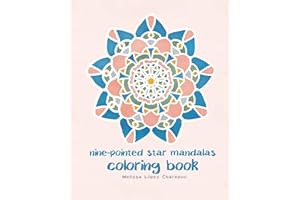 Nine-pointed Star Mandalas, Coloring Book