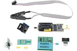 1 Set CH341A USB Programmer Package for Flashing BIOS with 1.8V Adapter SOIC8 Clip and SOP8 SOIC8 to DIP8 Adapter Hardware De