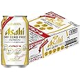 ASAHI DRY ZERO FREE, Premium Japanese Beer Beverage, 0.00% Non-Alcohol, Zero Calories And Gluten Free - 11.83 Fl Oz [Case of 24][Product of Japan]