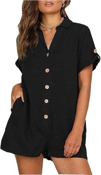 black romper casual