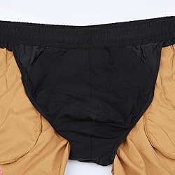 Muscle Alive Men's 4" Running Workout Shorts with