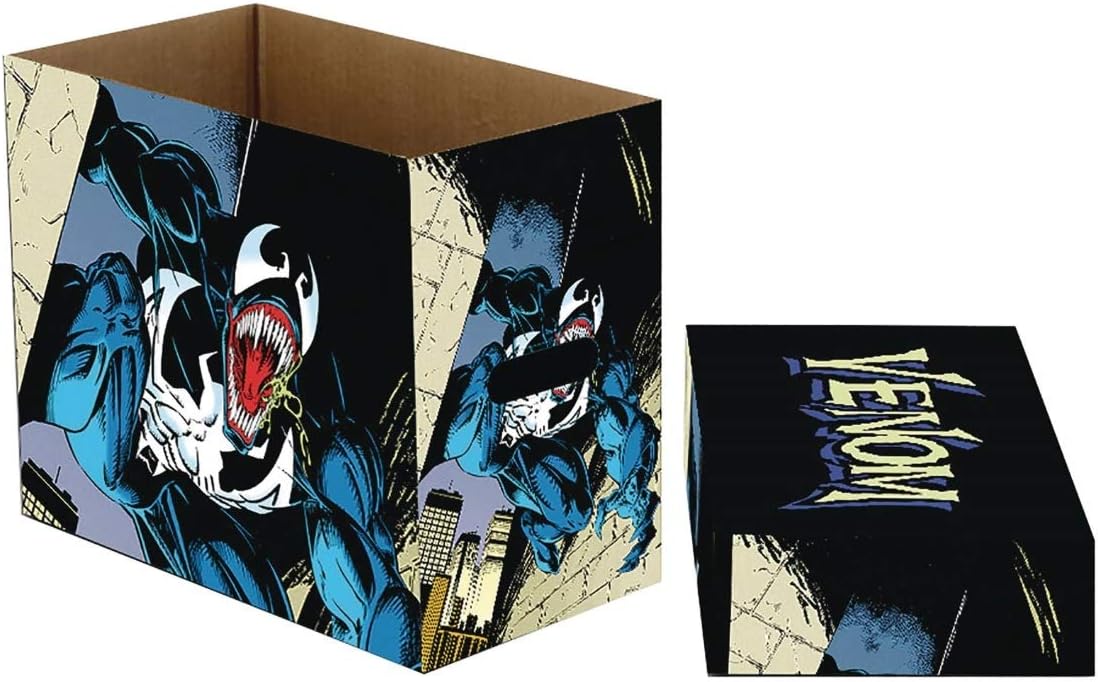Marvel Venom Comic Book Box Cardboard Storage Box of 5