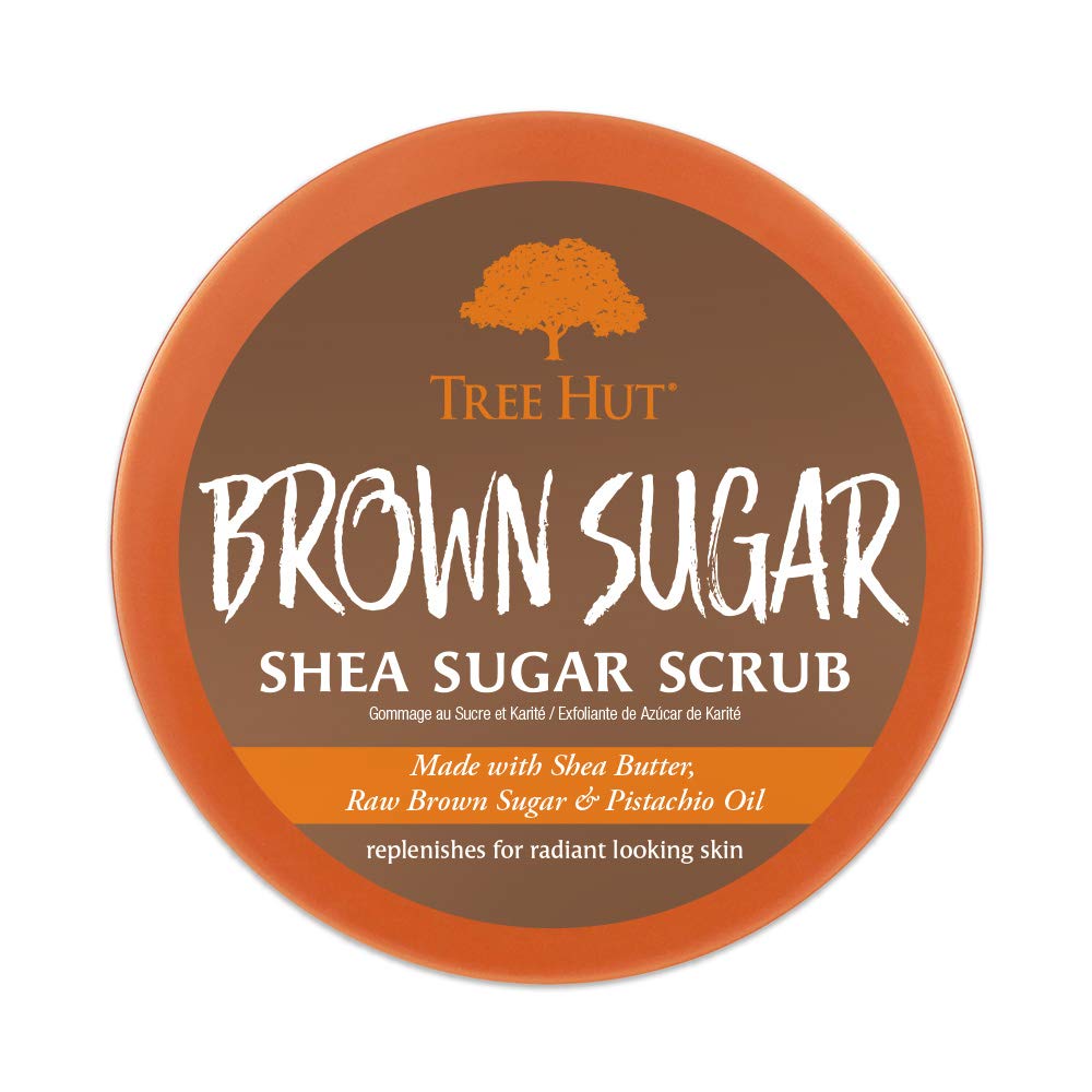 Tree Hut Shea Sugar Scrub Brown Sugar, 18oz, Ultra Hydrating & Exfoliating Scrub for Nourishing Essential Body Care : Beauty