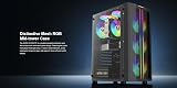 GAMDIAS AURA GC3 ELITE ATX Mid Tower Gaming PC Case Tempered Glass ARGB Mesh 4 view 2