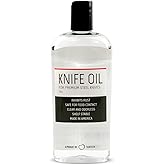 Thirteen Chefs Knife and Honing Oil 12oz - Food Safe, Protects Carbon Steel Knives, Sharpening Stone Ready, Made for Chefs