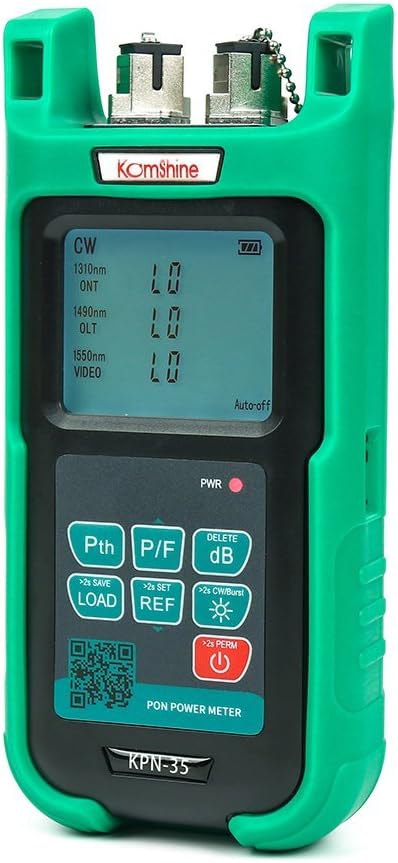 KOMSHINE FTTx PON Power meter KPN-35,PON network test tool,1310/1490/1550nm Optical Fiber Power Meter Tester