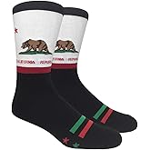 SOCKZ-89 - Mens Novelty Republic of California Socks