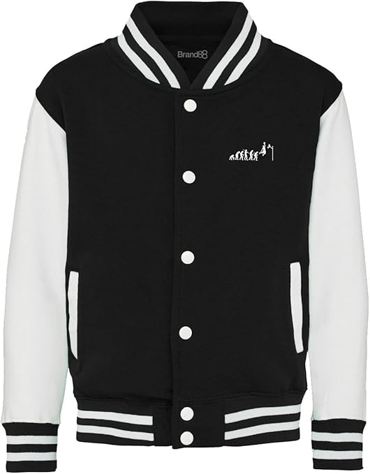 Brand88 Evolution of Basketball, Kids Varsity Jacket Amazon.ca