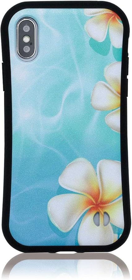 Amazon Co Jp Mrlab Iphoneケース 南国 きれい 海 花 プルメリア 耐衝撃 バンパー Iphonexsケース Iphonexケース ブルー 青 ホワイト 白 094 家電 カメラ