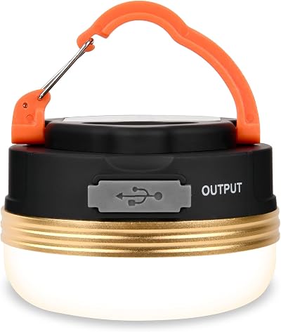 Flintronic Camping Lantern USB Rechargeable 1800mAh Magnetic Base IP43