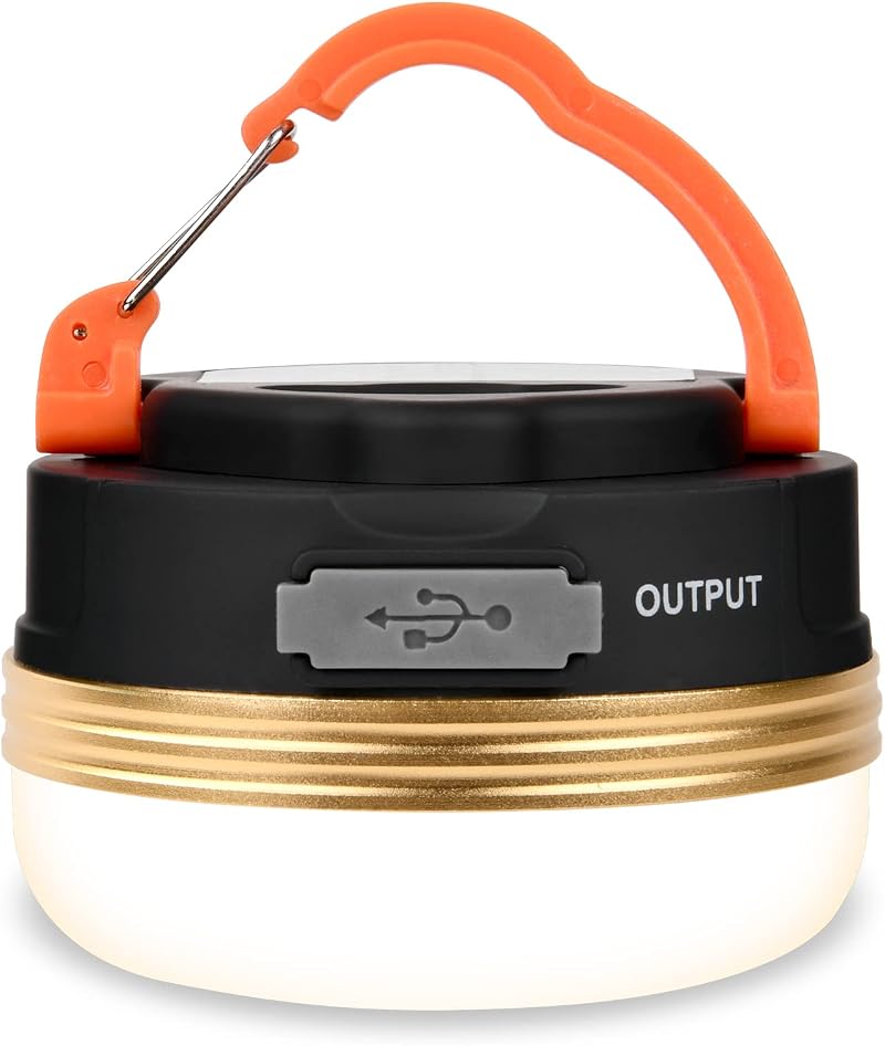 Flintronic Camping Lantern USB Rechargeable 1800mAh Magnetic Base IP43