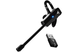 Turtle Beach Recon Air Wireless Gaming Chat Communicator - Black (PlayStation 4, PlayStation 5, Bluetooth Mobile Devices, PC,