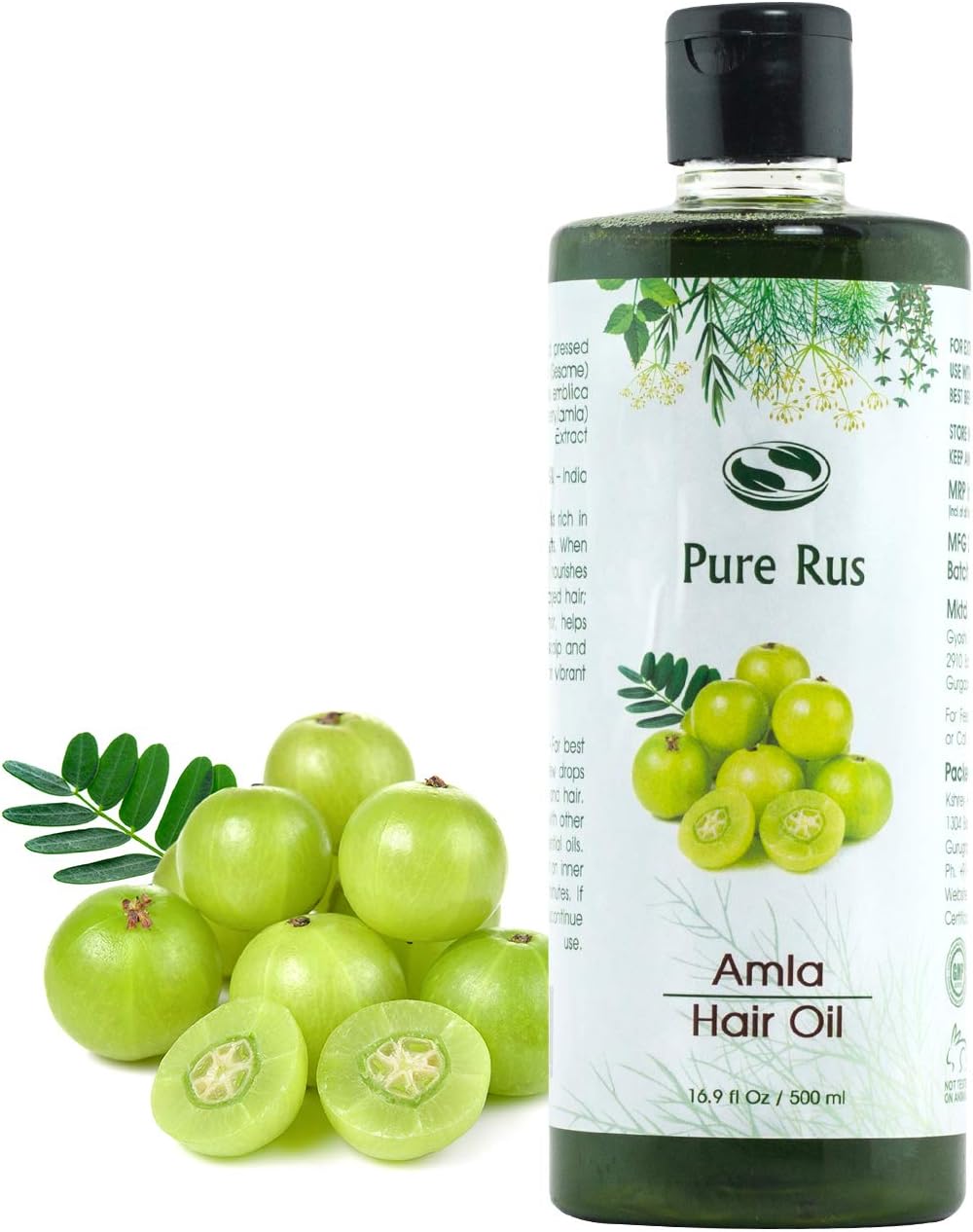 Pure Rus Amla Oil for Hair, 500ml