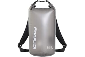 IDRYBAG Clear Dry Bag Waterproof 2L/5L/10L/15L/20L, Small Waterproof Bag for Kayaking, Floating Dry Sack Waterproof for Camping Travel