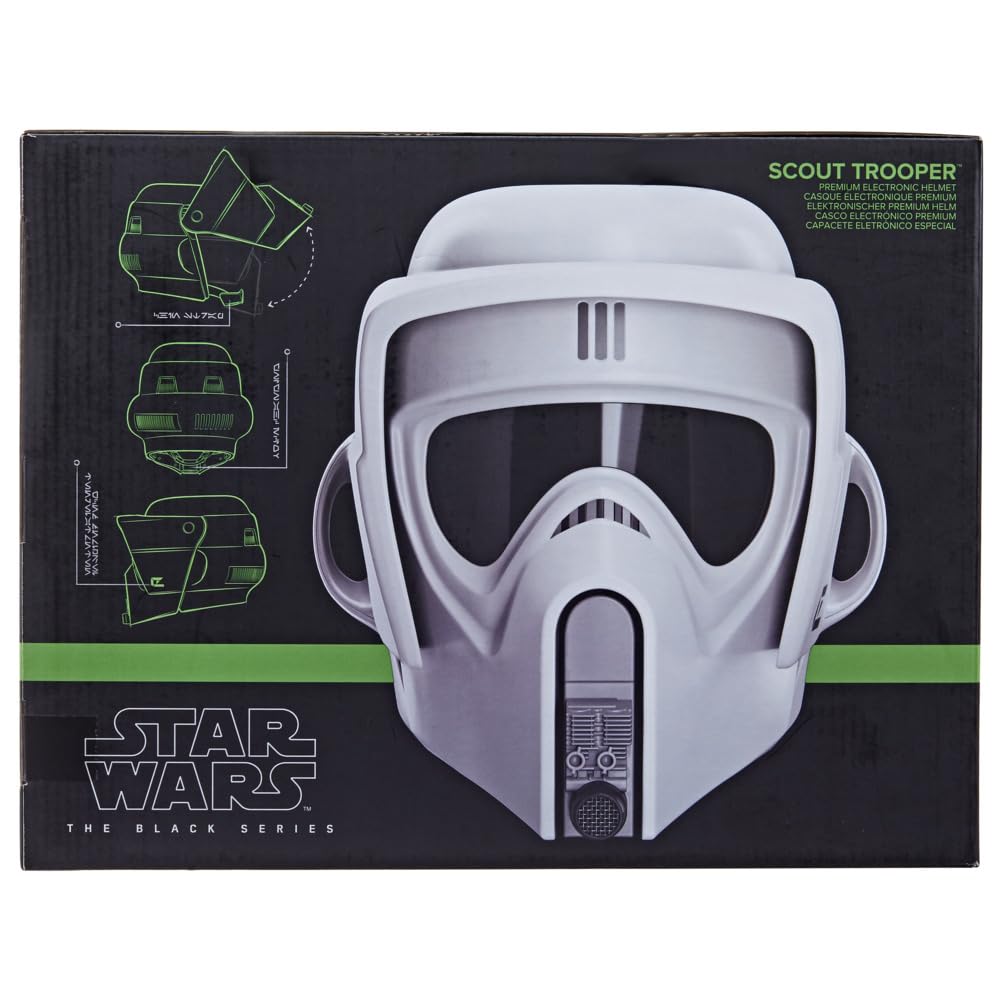 Star Wars The Black Series Scout Trooper elektronischer Helm Rückkehr der Jedi-Ritter, für Erwachsene 3
