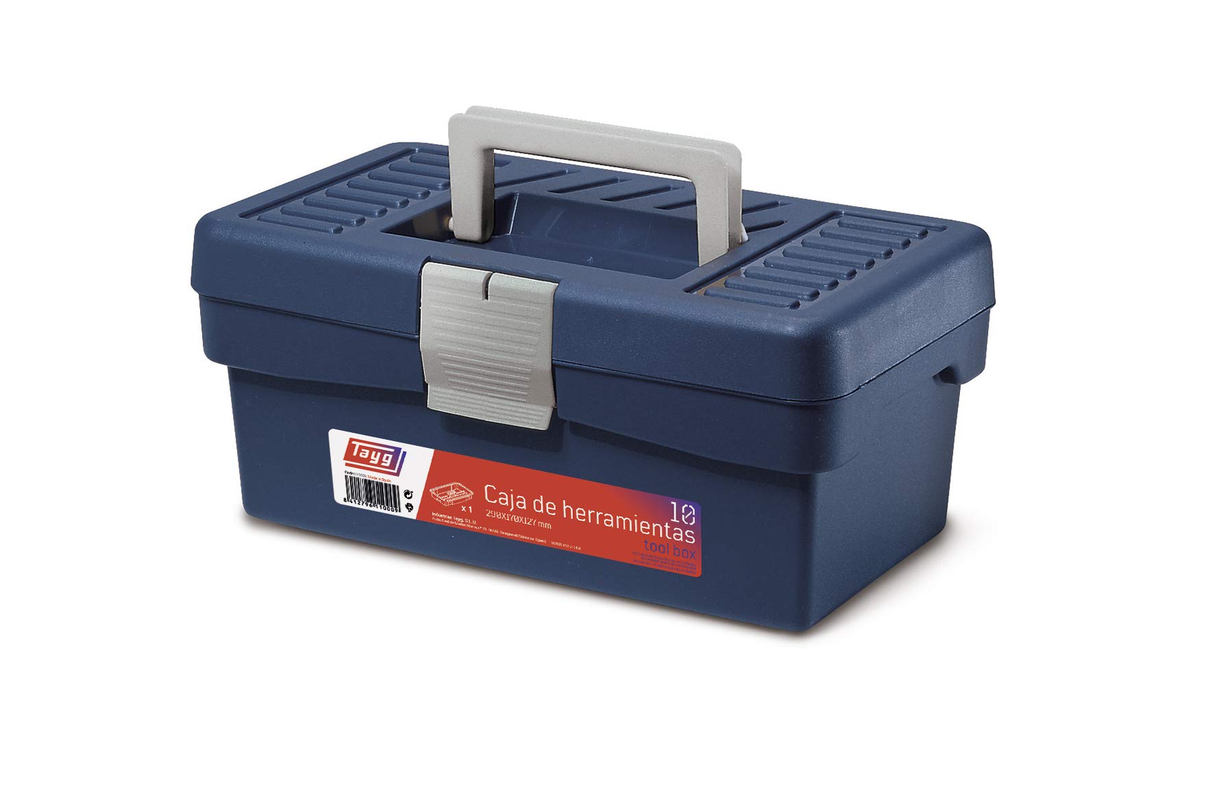 TAYG 110009 Plastic Tool Box mod. 10, Black