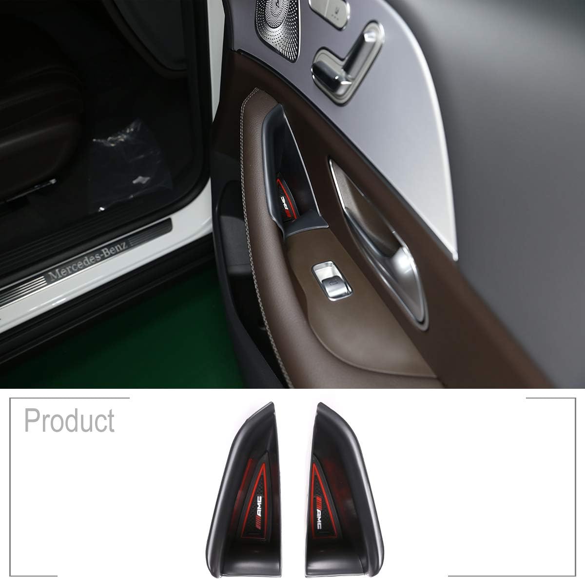 TongSheng ABS Plastic Black Car Door Armrest Storage Plate