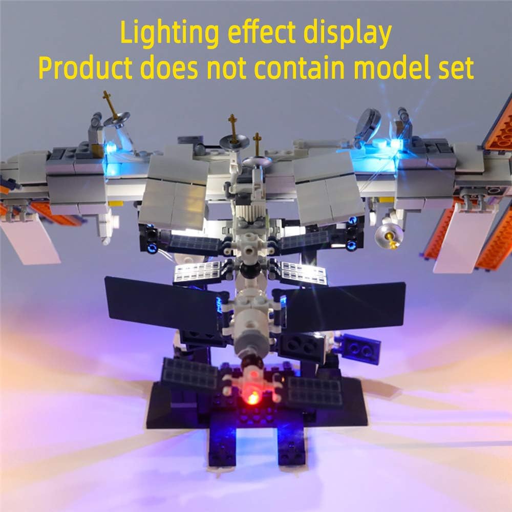 GEAMENT LED Light Kit for International Space Station - Compatible with LEGO Ideas 21321 Model (Building Set Not Included) - Image 5