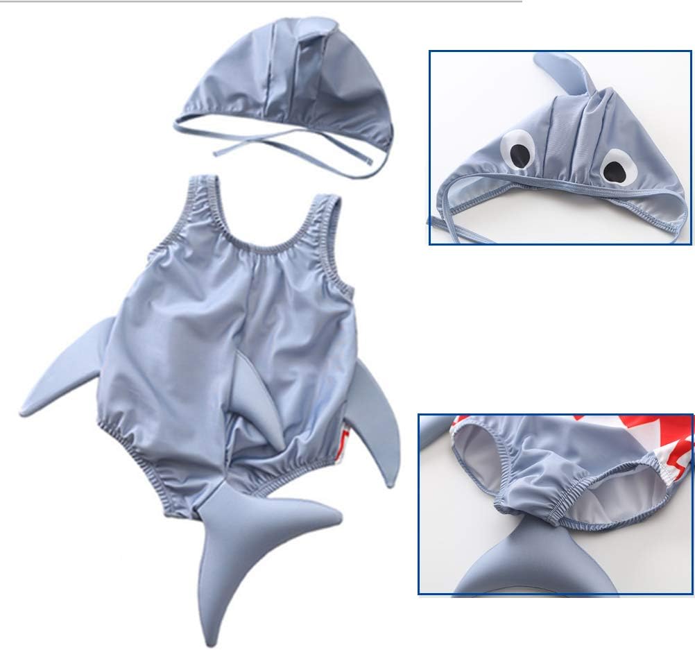 Xm Amigo Maillot De Bain Une Piece Pour Bebe Garcon Et Fille Motif Requin 3d Bleu Bleu 2 3 Years Xxl Maillots De Bain Vetements Bebe Fille 0 24m