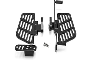 SFriding Driver Floorboard Kit for Honda Goldwing GL 1800 All 2001-2017, F6B 13-16, Valkyrie 14-15 Black