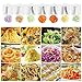 Vegetable Spiralizer, Dularf Fruit Veggie Slicer 7 Stainless Steel Blades With Washing Brush, Best Pasta Spaghetti Maker Kitchen Appliance
