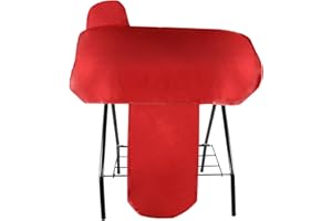 GAITWIN Premium Western Saddle Cover Fender Protection with Unique Fleece Lining to Avoid Unnecessary Wear/Tear Perfect (Red)