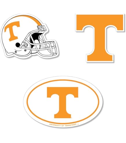 UT Tennessee Volunteers 12-Inch Checkerboard Car Magnet - Orange & White Team Spirit