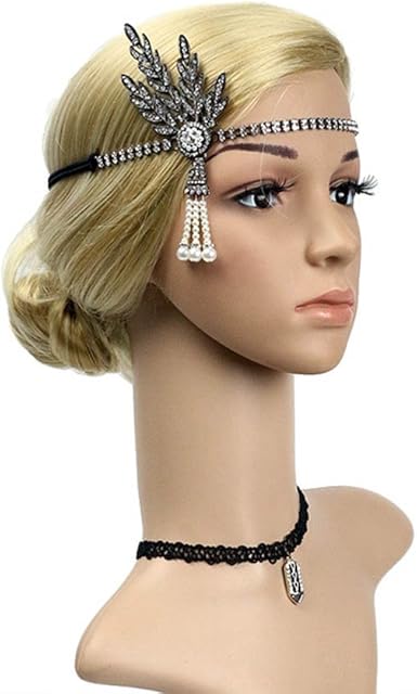 Ubbetter The Great Gatsby Inspired Leaf Headband Hair Tiara Fancy