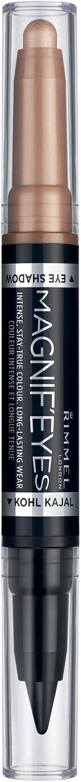 Rimmel Magnif'Eyes 2In1 Eyeshadow & Kohl Eyeliner Bold As Gold Waterproof view 2