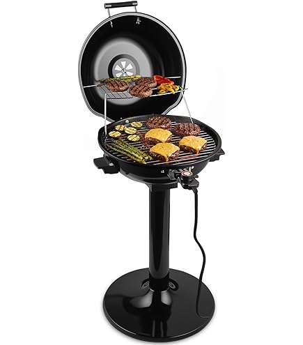 Amazon.com: HAPPYGRILL Electric Grill Outdoor, 1600W Barbecue 15