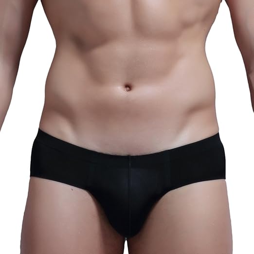 Men Polyamide Elastic Boxer Shorts Brief Mesh U Bulge Underpants Underwear M2xl Men's Underwear