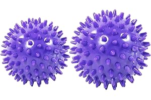 2 Hedgehog Balls Fitness Spiked Tool for Hand Foot Back Point Gym