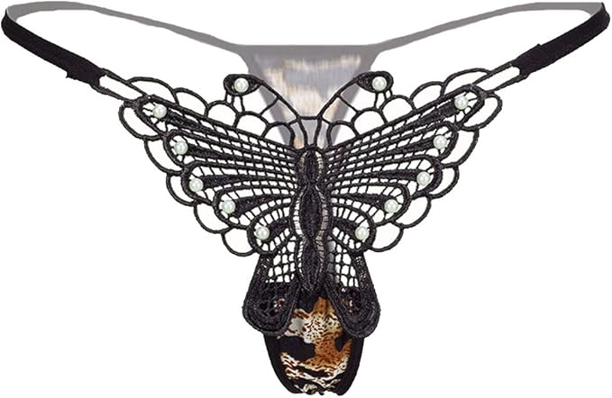 string léopard femme