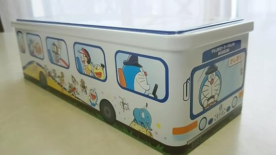 Amazon 新バス缶藤子f不二雄ミュージアムドラえもんモロゾフ缶のみ